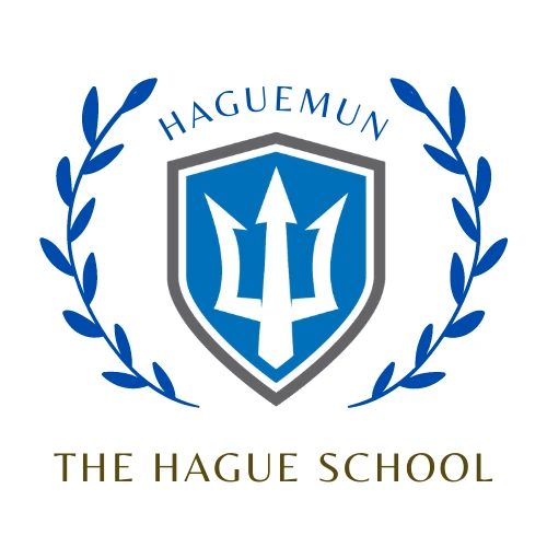 The Hague School Middle School MUN 2025 logo
