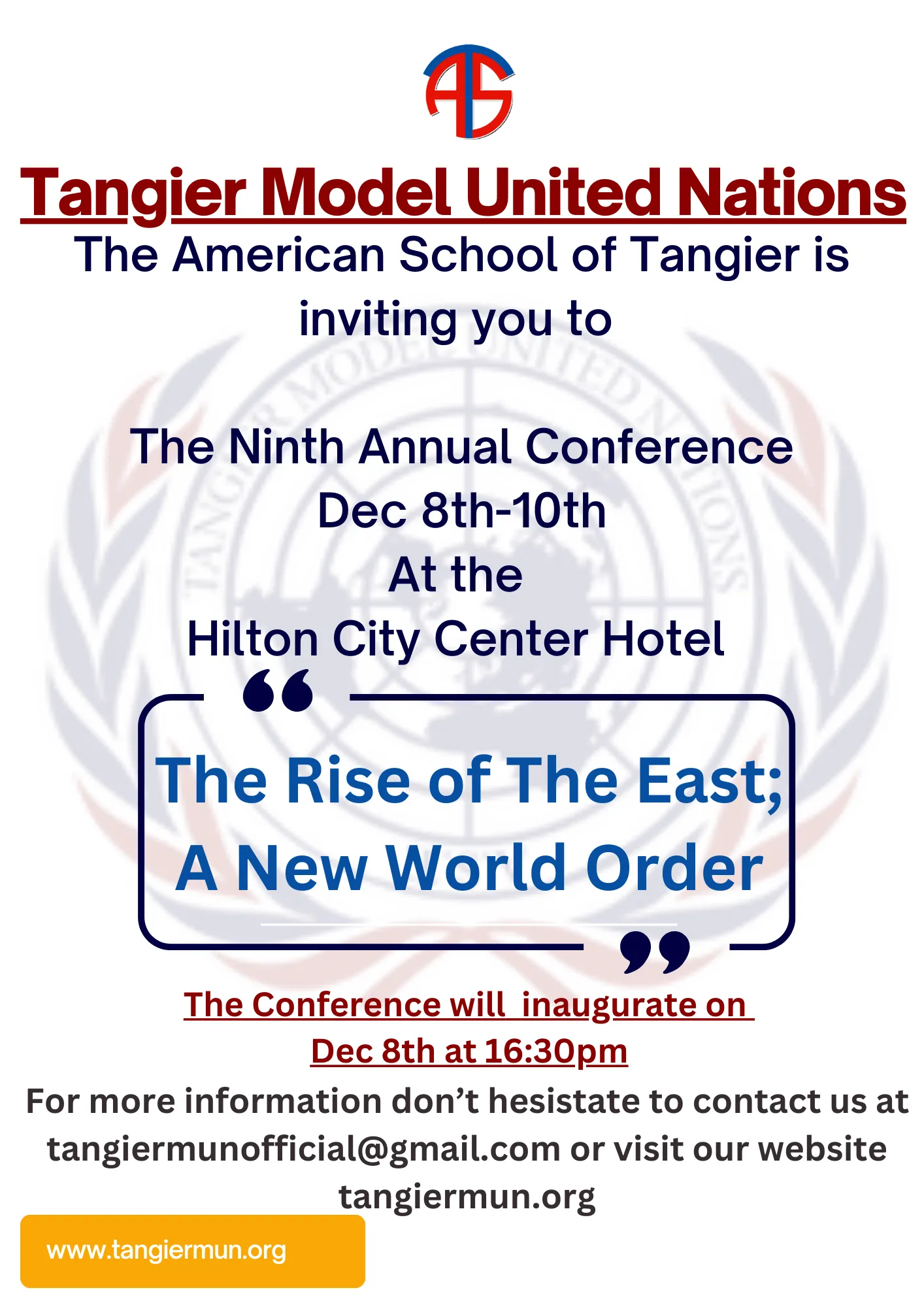 Tangier MUN 2023