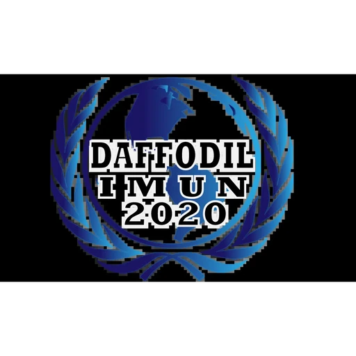 DaffodilIMUN 2020 logo