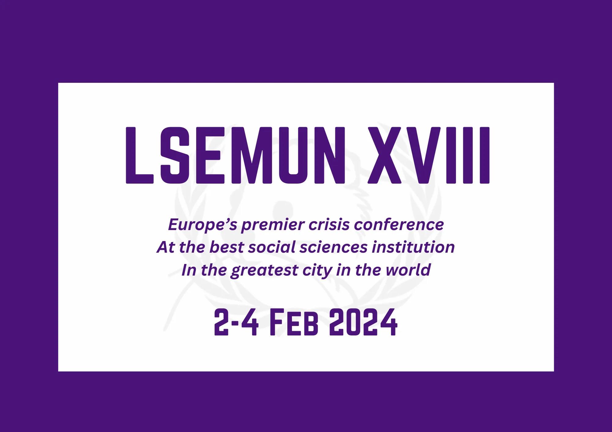LSEMUN 2024