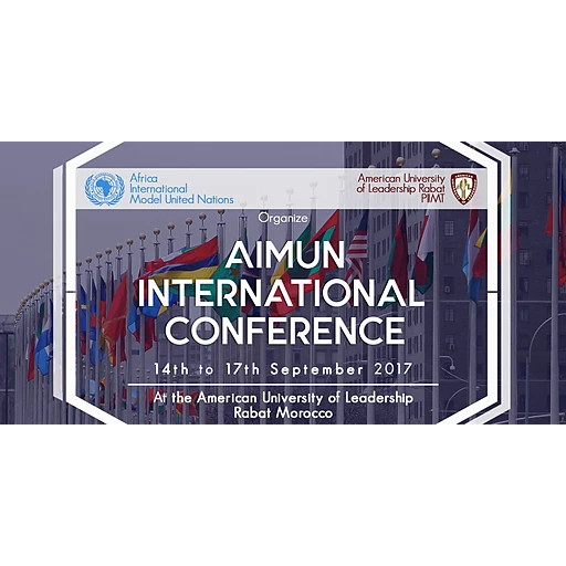AiMUN INTERNATIONAL CONFERENCE MOROCCO 2017 logo