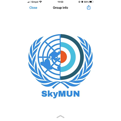 SkyMUN 2023 logo