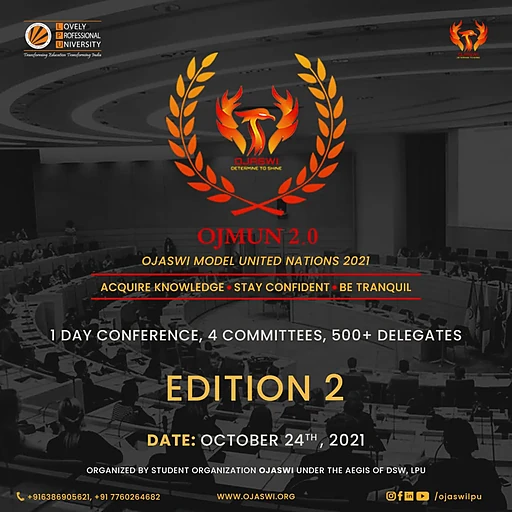 OJMUN 2021 logo