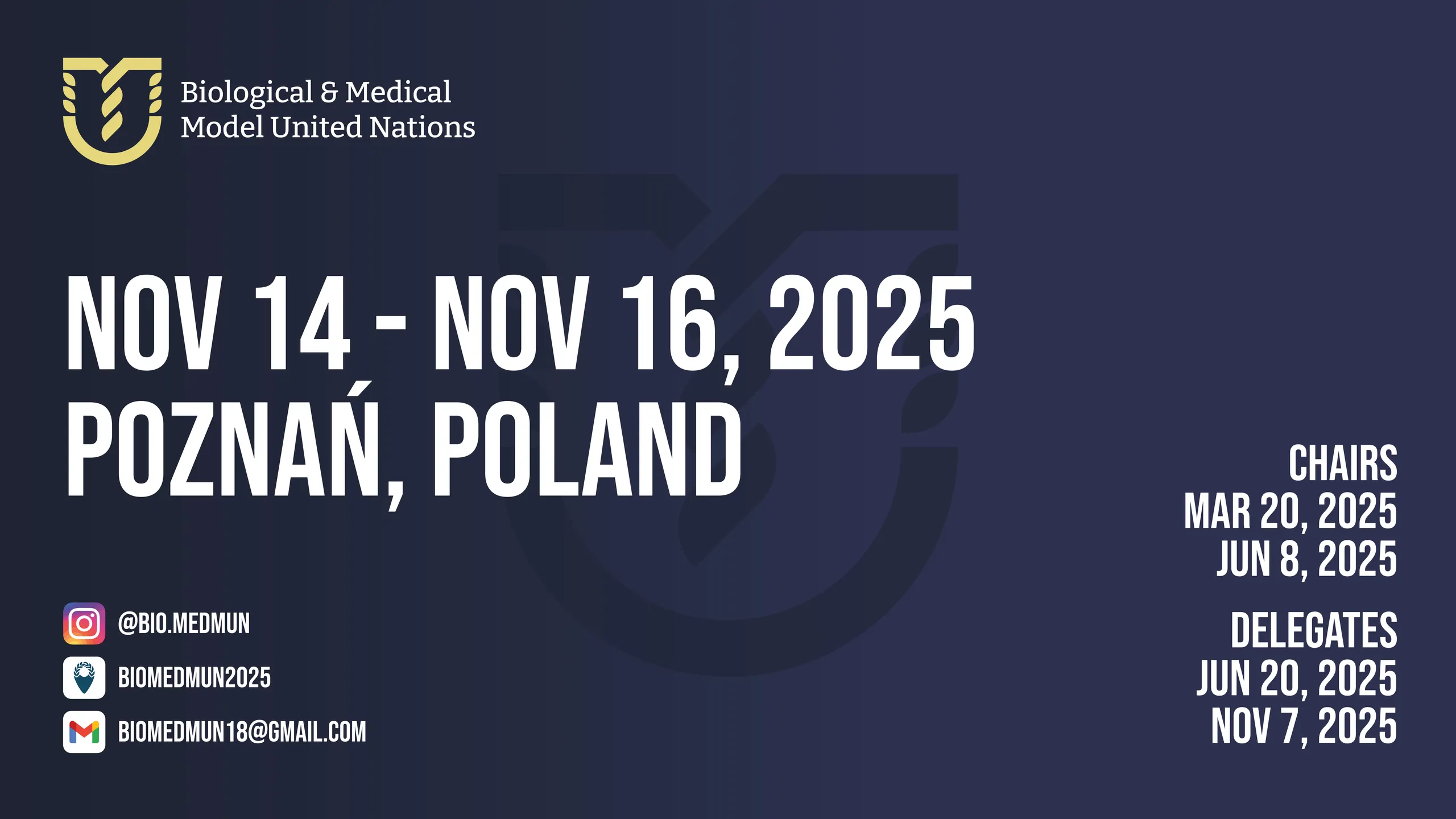 BioMedMUN 2025