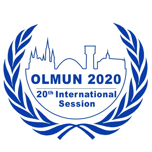 OLMUN 2020 logo