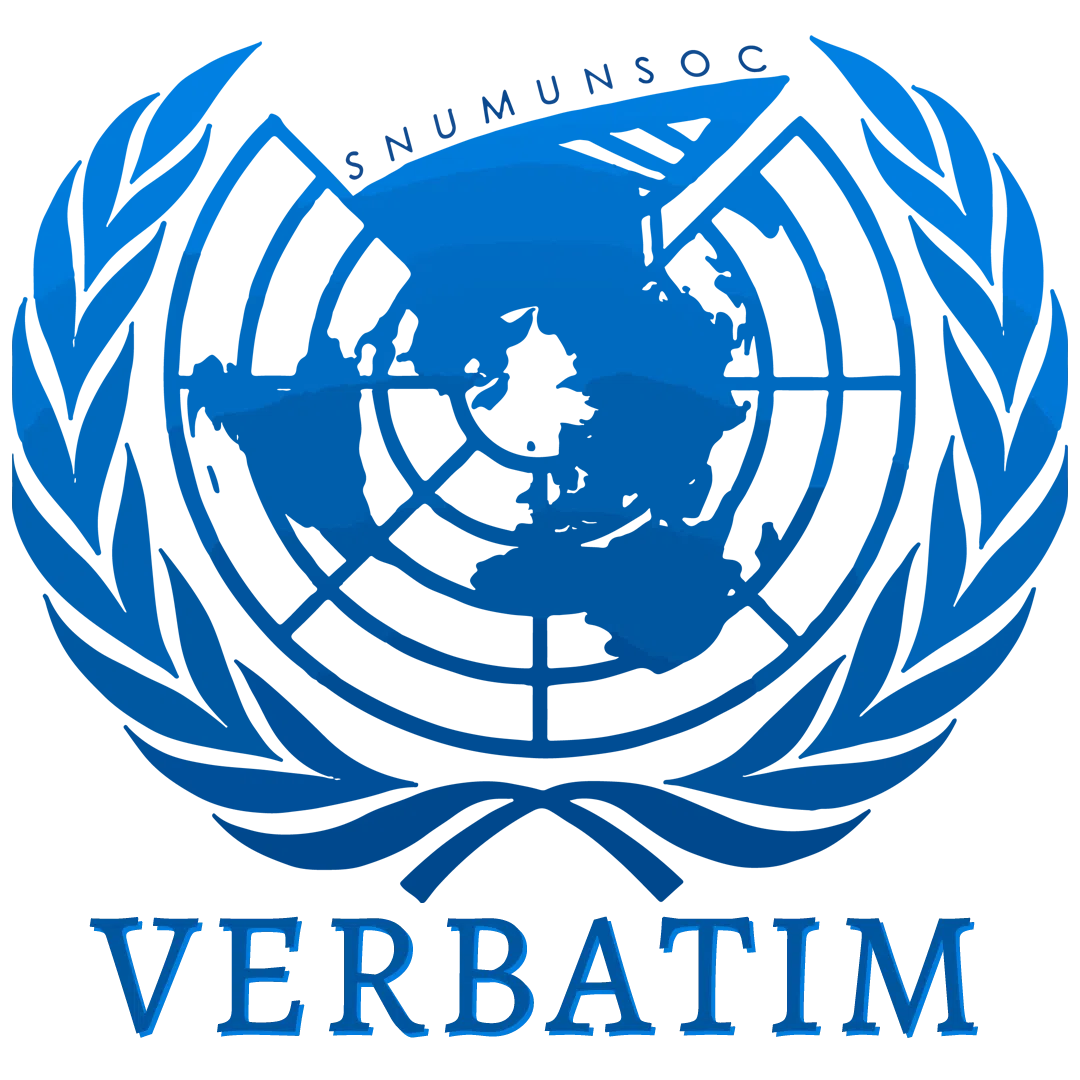 Verbatim SNUMUN 2021
