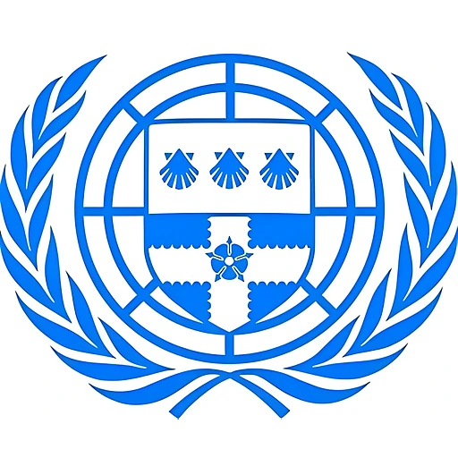 International Affairs Model United Nation 2024 logo
