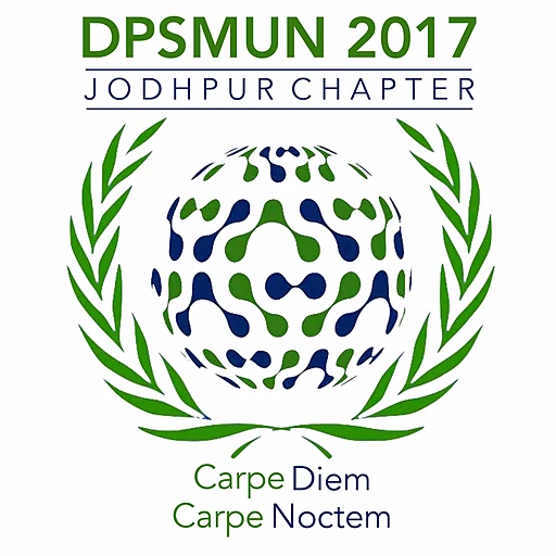 DPSMUN Jodhpur Chapter 2017 logo