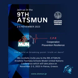 The ATSMUN Organizing Team Arsakeia Schools of Patras