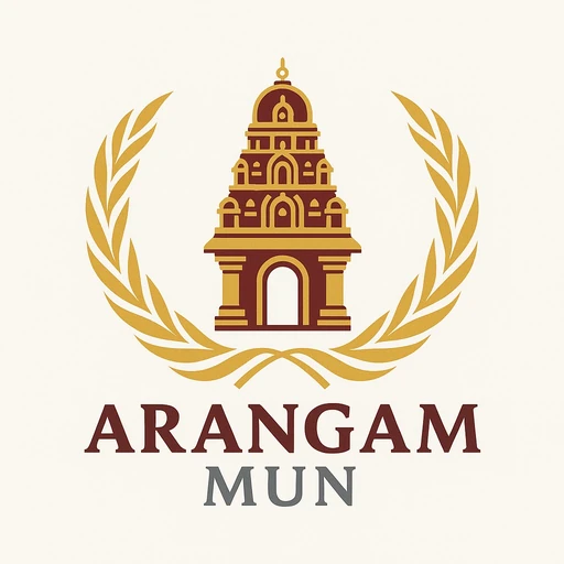 Arangam MUN 2025 logo